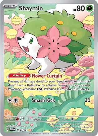 Shaymin - 185/182 185 - SV10 Destined Rivals Holofoil - Poke-Collect