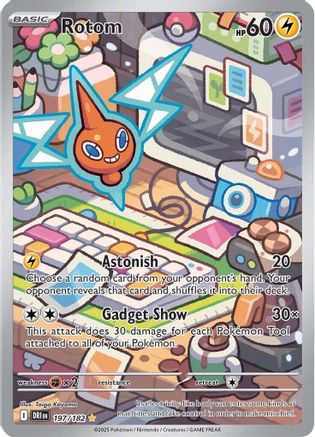Rotom - 197/182 197 - SV10 Destined Rivals Holofoil - Poke-Collect