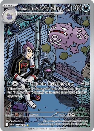Team Rocket's Weezing - 199/182 199 - SV10 Destined Rivals Holofoil - Poke-Collect