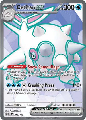 Cetitan ex - 210/182 210 - SV10 Destined Rivals Holofoil - Poke-Collect