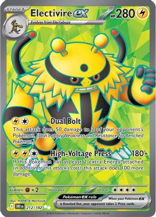 Electivire ex - 212/182 212 - SV10 Destined Rivals Holofoil - Poke-Collect