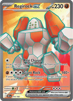 Regirock ex - 214/182 214 - SV10 Destined Rivals Holofoil - Poke-Collect