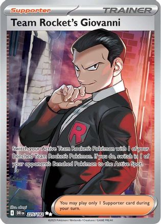 Team Rocket's Giovanni - 225/182 225 - SV10 Destined Rivals Holofoil - Poke-Collect