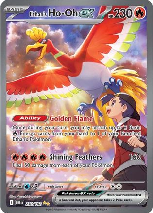 Ethan's Ho-Oh ex - 230/182 230 - SV10 Destined Rivals Holofoil - Poke-Collect