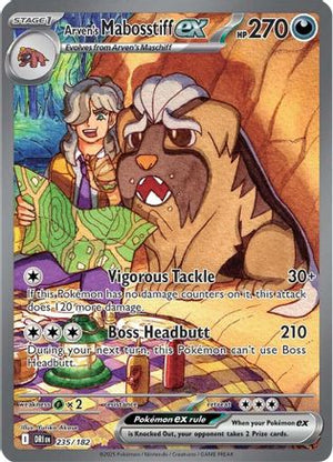 Arven's Mabosstiff ex - 235/182 235 - SV10 Destined Rivals Holofoil - Poke-Collect