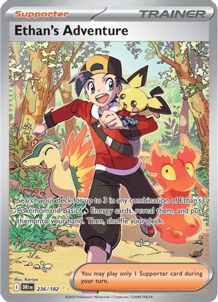 Ethan's Adventure - 236/182 236 - SV10 Destined Rivals Holofoil - Poke-Collect