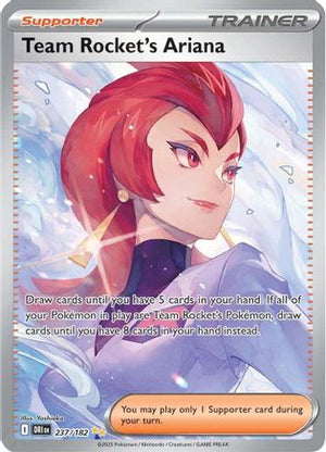 Team Rocket's Ariana - 237/182 237 - SV10 Destined Rivals Holofoil - Poke-Collect