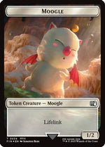 Moogle (0034) // Treasure (0036) Double-Sided Token (Surge Foil) (FIN-34 // 36) - FINAL FANTASY Foil - Poke-Collect