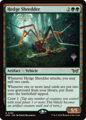 Hedge Shredder (PPDSK-183) - Duskmourn: House of Horror Promos Foil - Poke-Collect