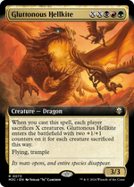 Gluttonous Hellkite (M3C-073) - Modern Horizons 3 Commander: (Extended Art) - Poke-Collect