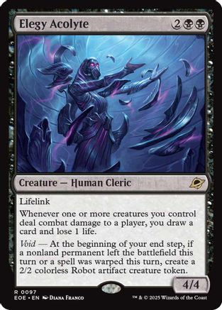 Elegy Acolyte (EOE-097) - Edge of Eternities Foil - Poke-Collect