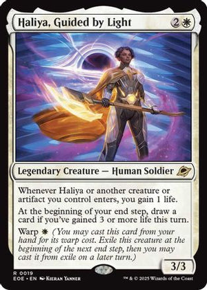 Haliya, Guided by Light (EOE-019) - Edge of Eternities Foil - Poke-Collect