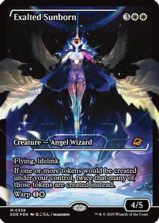 Exalted Sunborn (Showcase) (EOE-358) - Edge of Eternities Foil - Poke-Collect