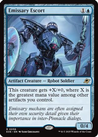 Emissary Escort (EOE-056) - Edge of Eternities - Poke-Collect