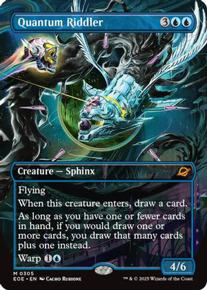 Quantum Riddler (Borderless) (EOE-305) - Edge of Eternities - Poke-Collect