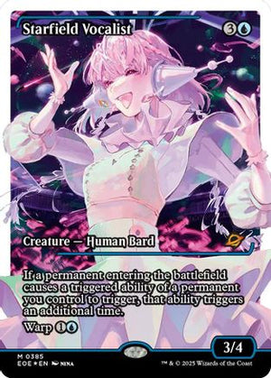 Starfield Vocalist (Showcase) (Fracture Foil) (EOE-385) - Edge of Eternities Foil - Poke-Collect