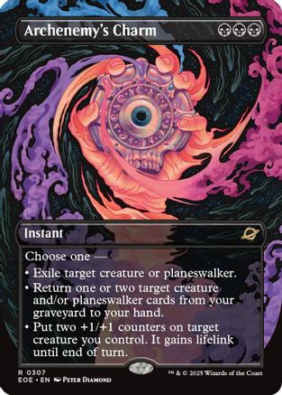 Archenemy's Charm (Borderless) (EOE-307) - Edge of Eternities - Poke-Collect