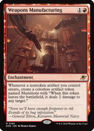 Weapons Manufacturing (EOE-168) - Edge of Eternities Foil - Poke-Collect