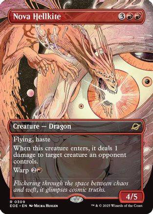 Nova Hellkite (Borderless) (EOE-309) - Edge of Eternities - Poke-Collect