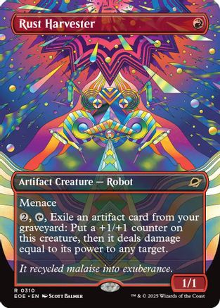 Rust Harvester (Borderless) (EOE-310) - Edge of Eternities - Poke-Collect