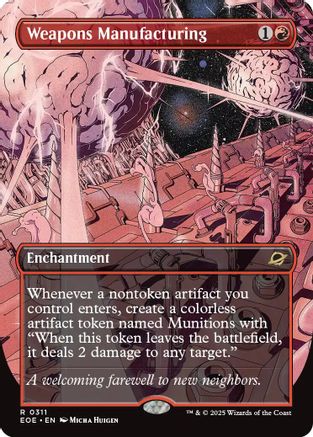 Weapons Manufacturing (Borderless) (EOE-311) - Edge of Eternities - Poke-Collect