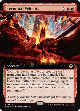 Terminal Velocity (Extended Art) (EOE-338) - Edge of Eternities - Poke-Collect