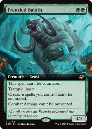 Frenzied Baloth (Extended Art) (EOE-342) - Edge of Eternities Foil - Poke-Collect