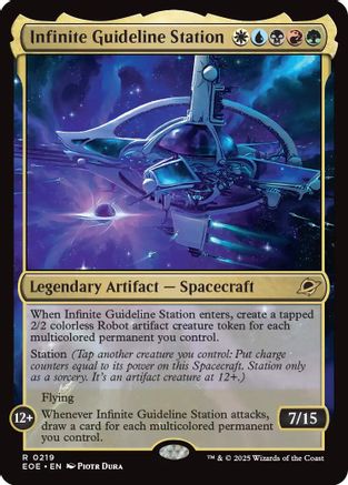 Infinite Guideline Station (EOE-219) - Edge of Eternities Foil - Poke-Collect