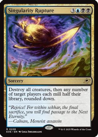 Singularity Rupture (EOE-228) - Edge of Eternities Foil - Poke-Collect