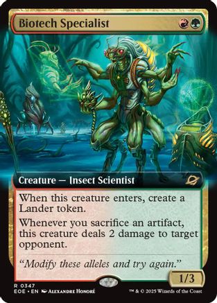 Biotech Specialist (Extended Art) (EOE-347) - Edge of Eternities Foil - Poke-Collect
