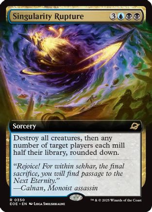 Singularity Rupture (Extended Art) (EOE-350) - Edge of Eternities - Poke-Collect