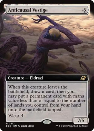Anticausal Vestige (Extended Art) (EOE-317) - Edge of Eternities - Poke-Collect