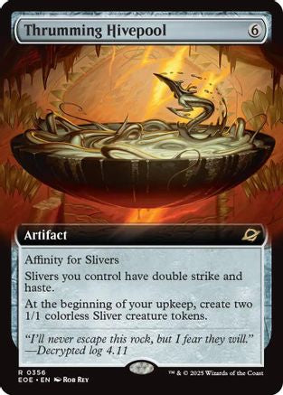 Thrumming Hivepool (Extended Art) (EOE-356) - Edge of Eternities - Poke-Collect