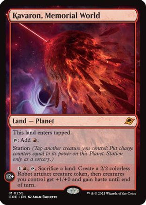 Kavaron, Memorial World (EOE-255) - Edge of Eternities - Poke-Collect
