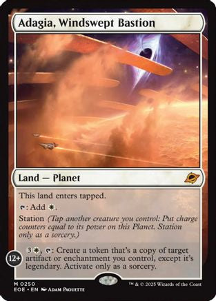 Adagia, Windswept Bastion (EOE-250) - Edge of Eternities Foil - Poke-Collect