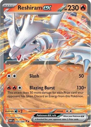 Reshiram ex 20 - SV White Flare Holofoil - Poke-Collect
