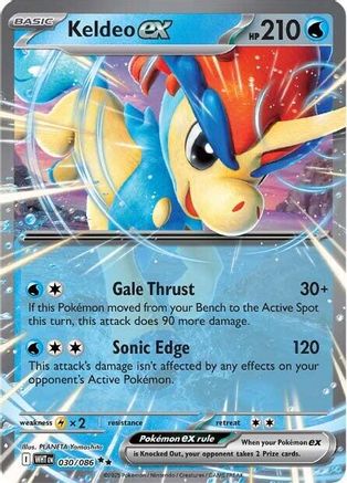 Keldeo ex 30 - SV White Flare Holofoil - Poke-Collect