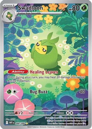 Swadloon - 088/086 88 - SV White Flare Holofoil - Poke-Collect