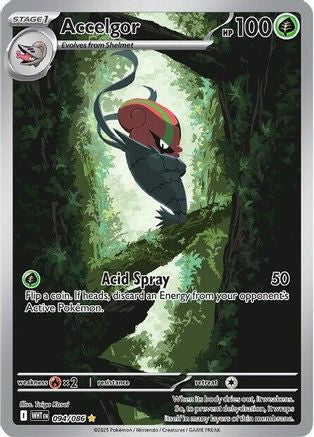 Accelgor - 094/086 94 - SV White Flare Holofoil - Poke-Collect