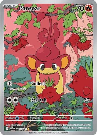 Pansear - 099/086 99 - SV White Flare Holofoil - Poke-Collect