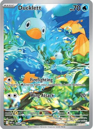 Ducklett - 109/086 109 - SV White Flare Holofoil - Poke-Collect