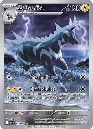 Zebstrika - 115/086 115 - SV White Flare Holofoil - Poke-Collect