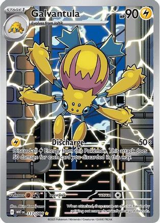 Galvantula - 117/086 117 - SV White Flare Holofoil - Poke-Collect