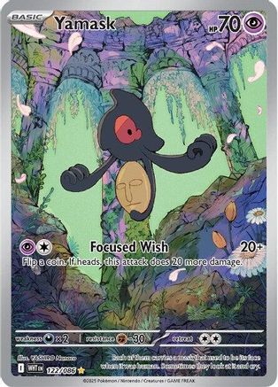 Yamask - 122/086 122 - SV White Flare Holofoil - Poke-Collect