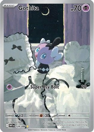 Gothita - 124/086 124 - SV White Flare Holofoil - Poke-Collect