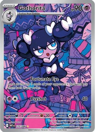 Gothorita - 125/086 125 - SV White Flare Holofoil - Poke-Collect