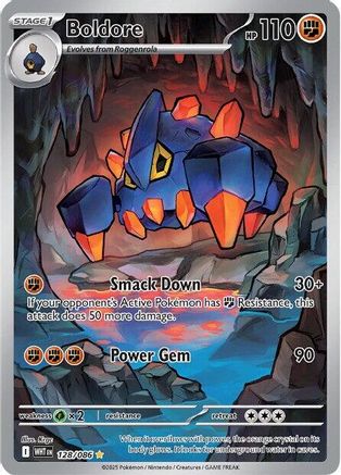 Boldore - 128/086 128 - SV White Flare Holofoil - Poke-Collect