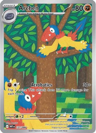 Archen - 131/086 131 - SV White Flare Holofoil - Poke-Collect