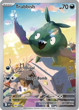 Trubbish - 140/086 140 - SV White Flare Holofoil - Poke-Collect