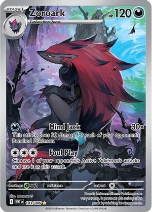 Zoroark - 143/086 143 - SV White Flare Holofoil - Poke-Collect